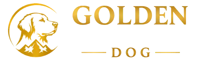 Golden Mountain Dog Logo